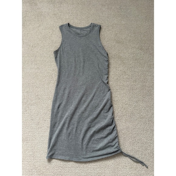 Lululemon Cinch It Dress Heathered Medium Grey - Picture 4 of 9